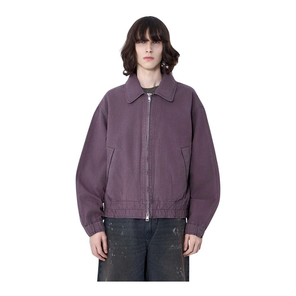 Our Legacy Men's Purple Bomber Jackets, M, Command Jacket