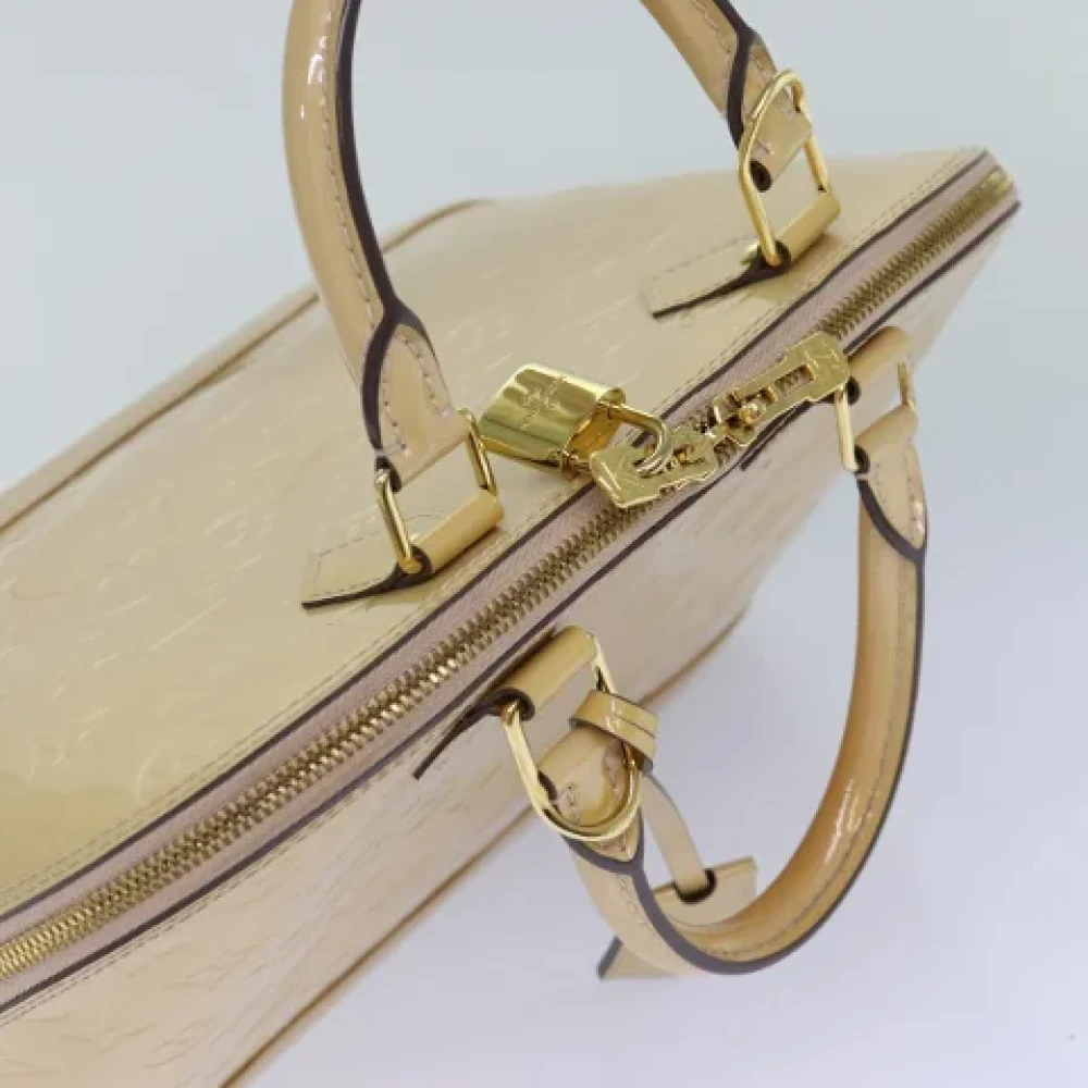 Chanel Vintage Pre-owned Leather chanel-bags Beige Dames