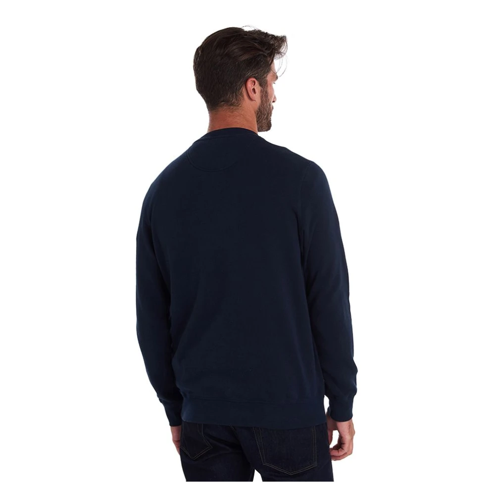 Barbour Moderne Preppy Katoenen Trui Blue Heren