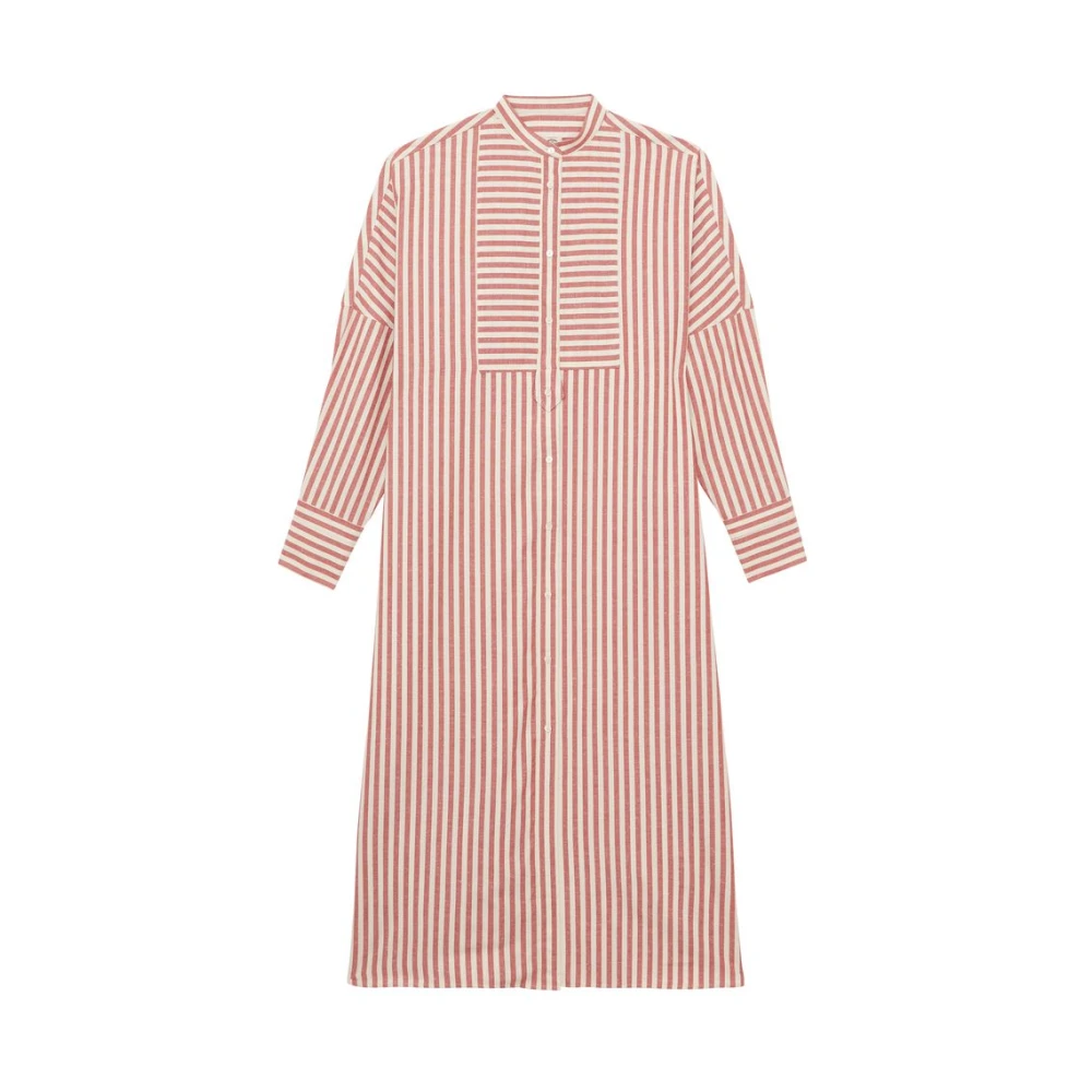 Ines De La Fressange Paris Katoenen gestreepte jongensjurk Red Dames