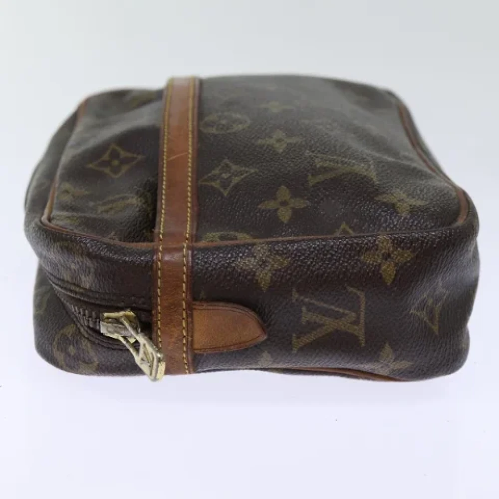 Louis Vuitton Vintage Pre-owned Canvas clutches Brown Dames