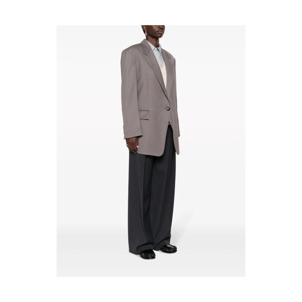 LOW Classic Taupe Grijs Wollen Jas Gray Dames
