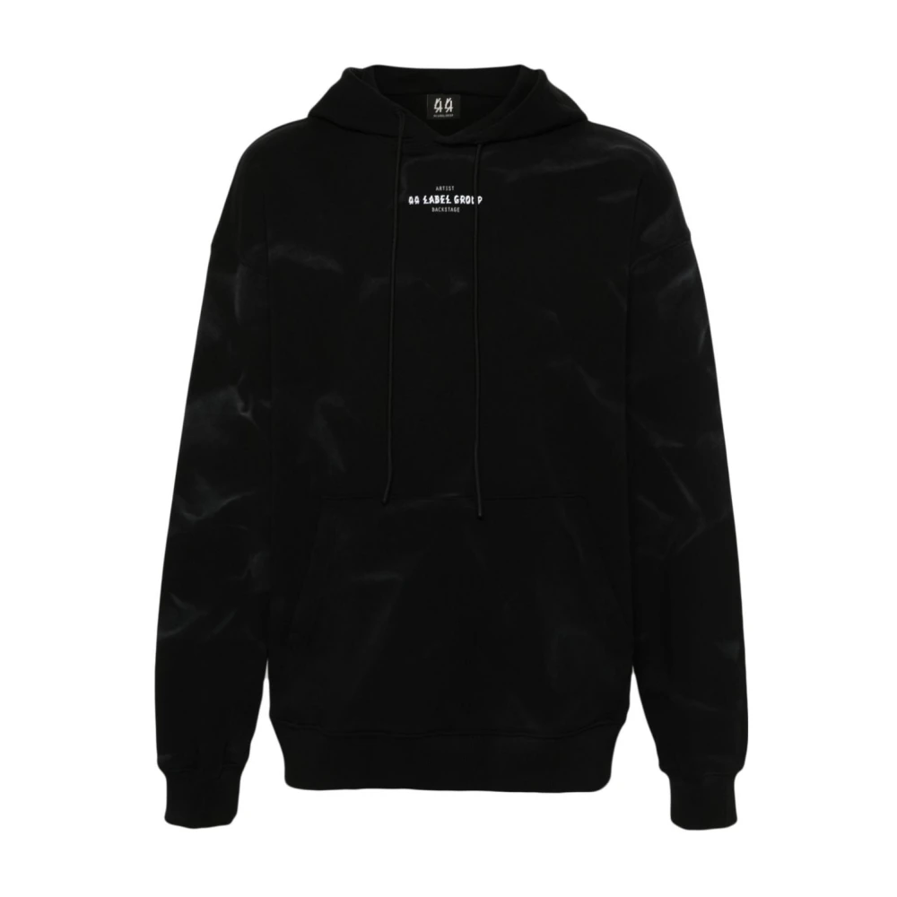 44 Label Group Hoodie Sweatshirt P398 Black Heren