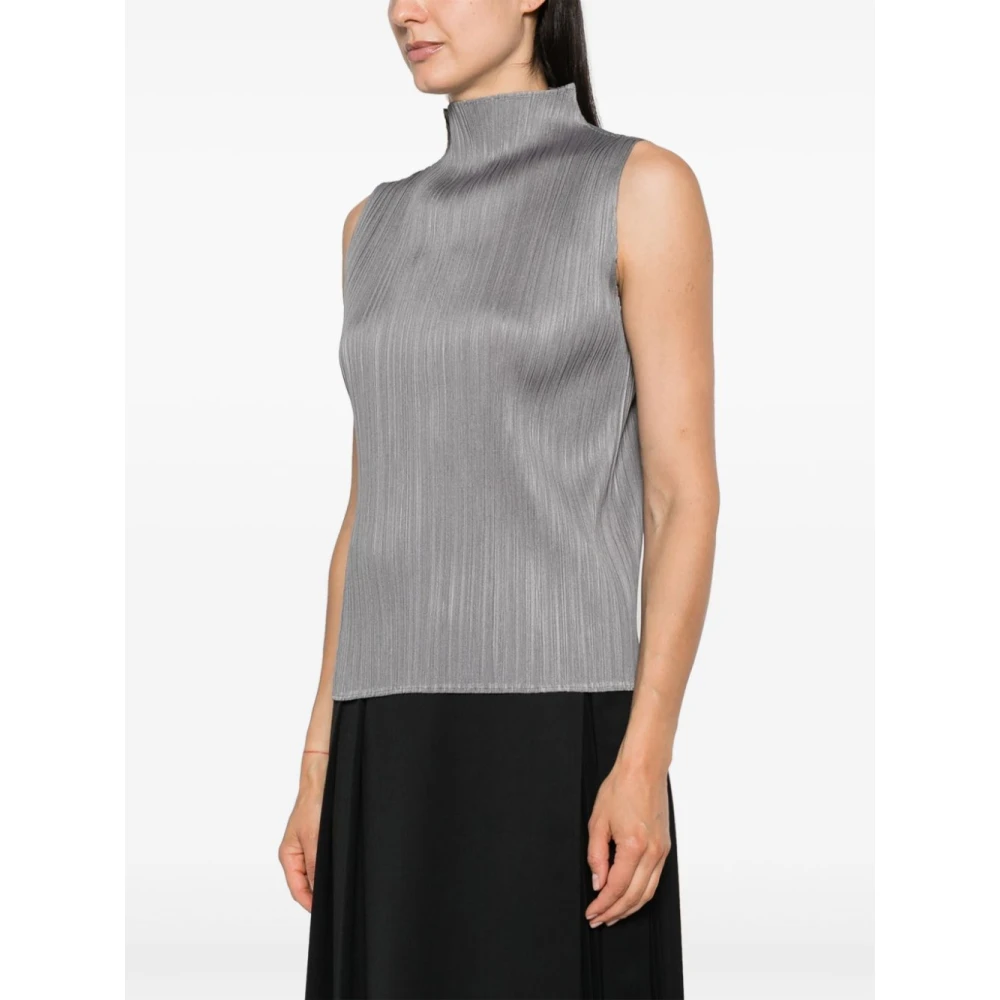 Issey Miyake Casual Katoenen Overhemd voor Mannen Gray Dames