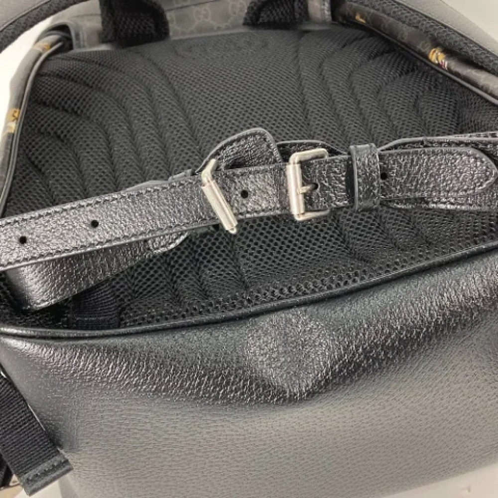 Gucci Vintage Pre-owned Canvas gucci-bags Black Heren