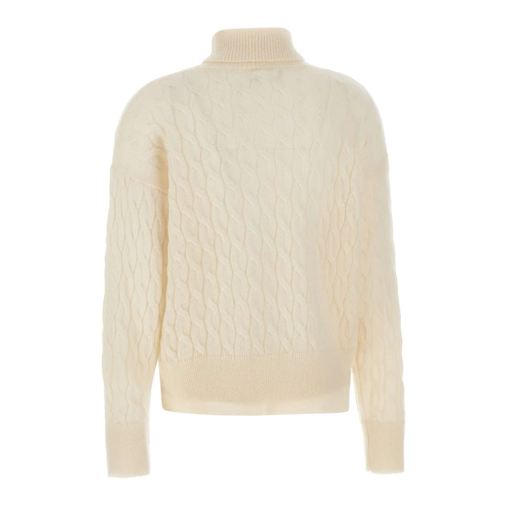 Filippo De Laurentiis Witte Wol Mohair Sweater Vrouwen White Dames
