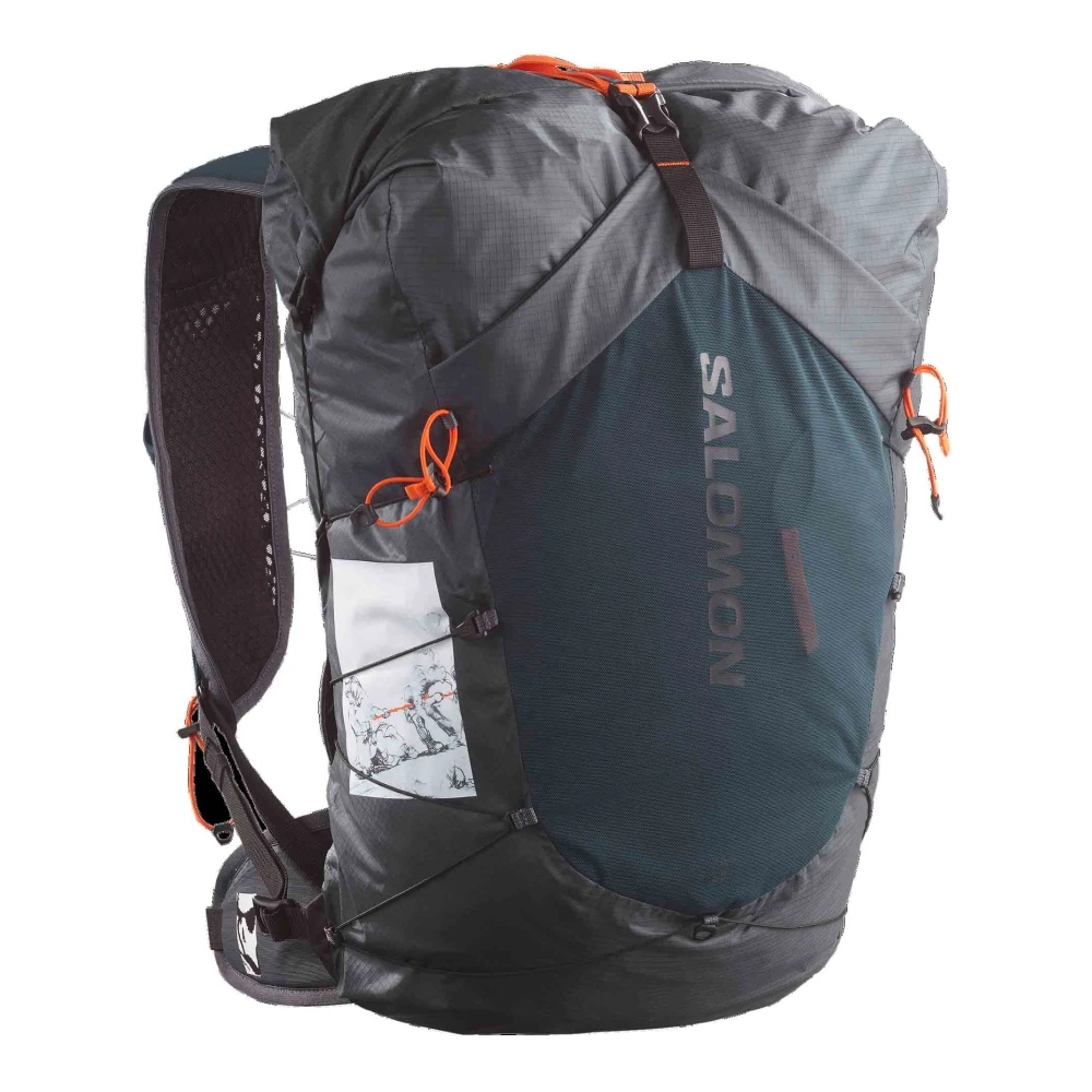 Salomon Gr10K Zwarte Rugzak met Verstelbare Banden Black Heren