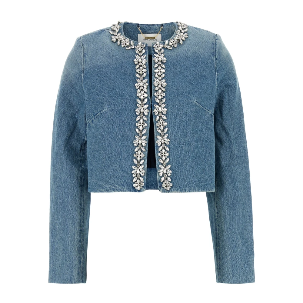 Jackets > Denim Jackets - - Zimmermann - Modalova