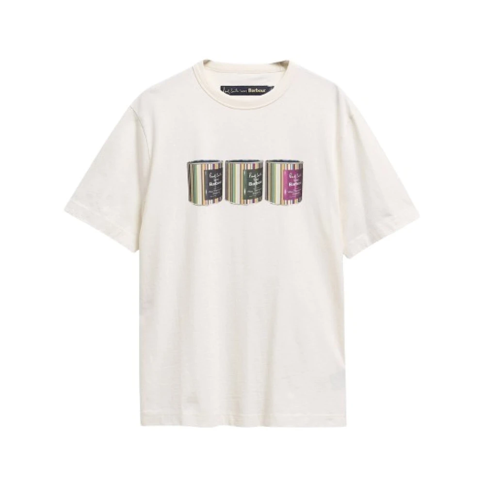 Barbour Beige Cotton T-Shirt - XL - Image 3