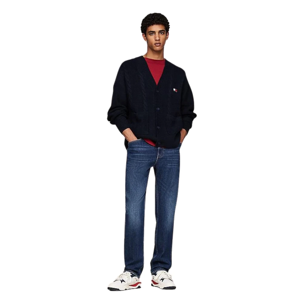 Tommy Hilfiger Slim Fit Denim Jeans met iconische details Blue Heren