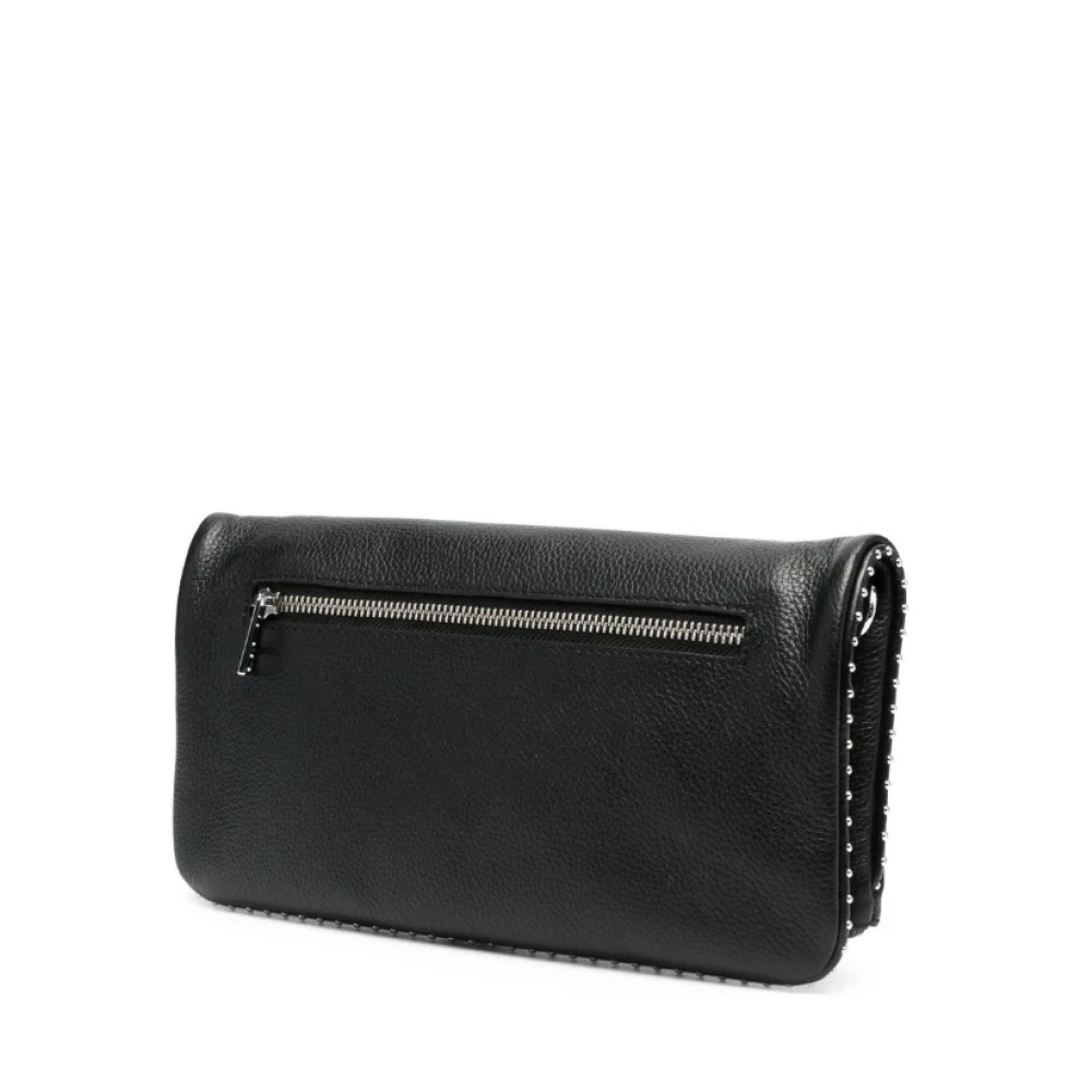 Zadig & Voltaire Studded Rock Clutch Tas in Zwart Black Dames