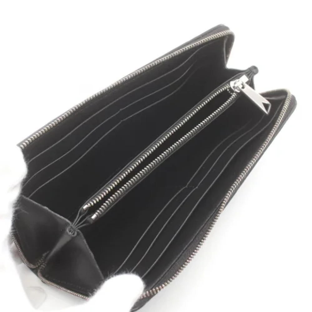 Bottega Veneta Vintage Pre-owned Leather wallets Black Heren