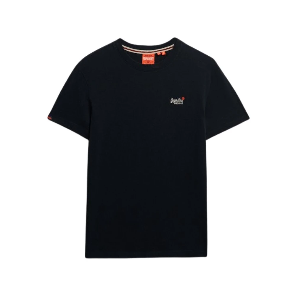 Superdry Men's Blue T-Shirts, Xl, Essential Contrast Emb T-Shirt