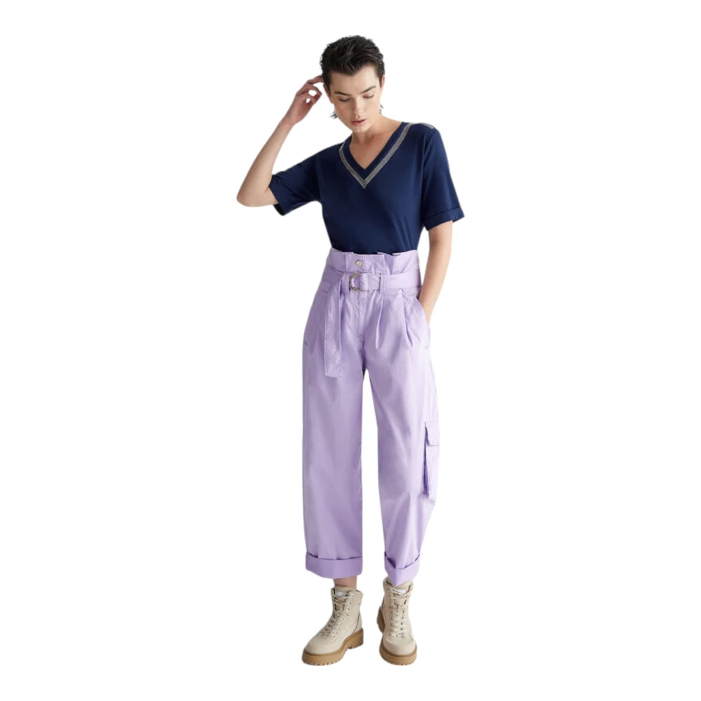 Liu Jo Korte Mouw T-shirt Blue Dames