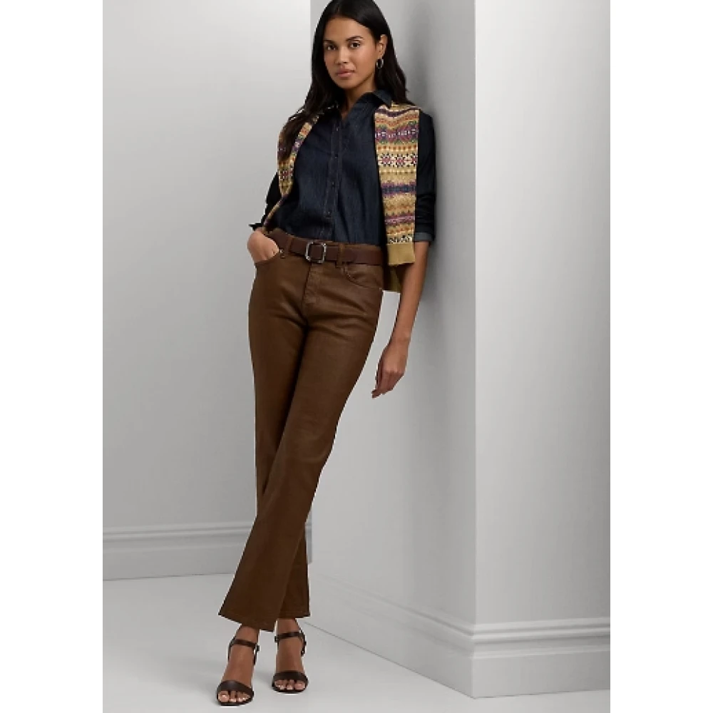 Ralph Lauren Denim Overhemd Blue Dames