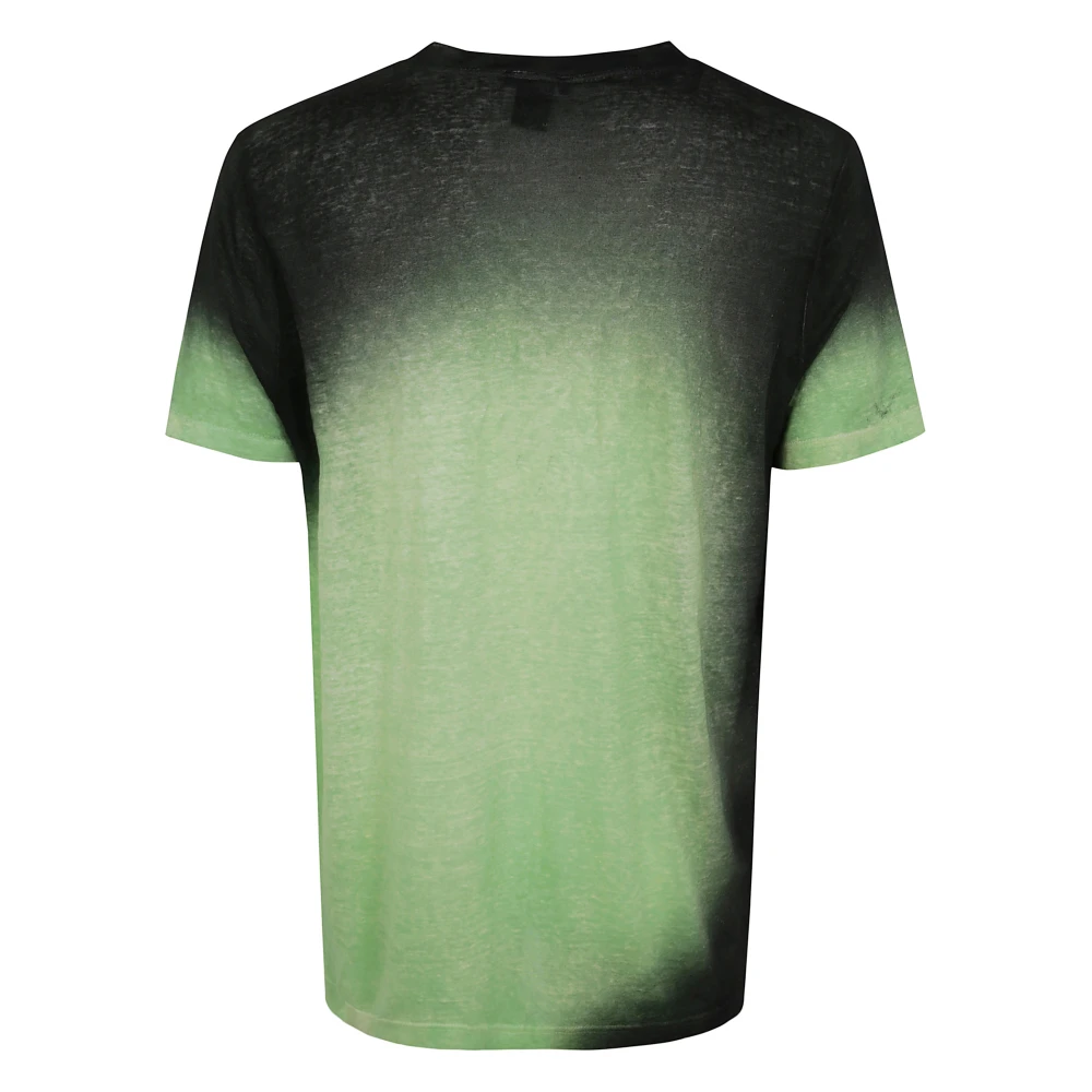 Avant Toi Linnen T-shirt met korte mouwen Green Heren