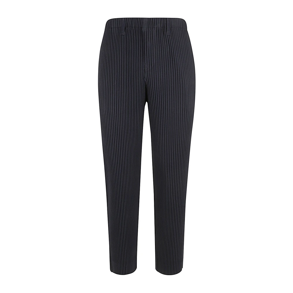 Issey Miyake Navy Basics Broek Blue Heren