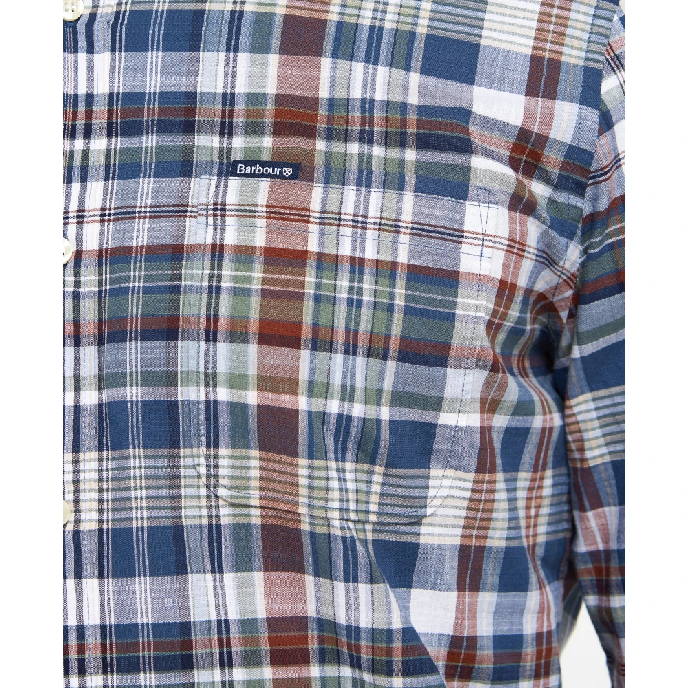 Barbour Moderne ruitpatroon overhemd met lange mouwen Multicolor Heren