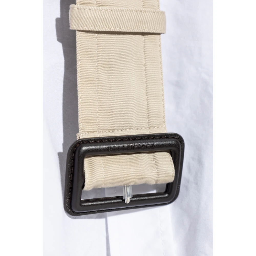 Balenciaga Shirt met Taille Riem White Dames