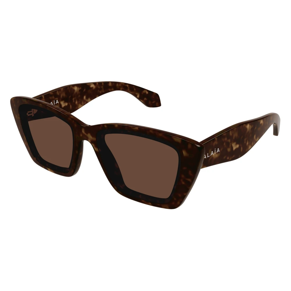 Alaïa Unisex Brown Sunglasses, 57 Mm, Rectangular Sunglasses