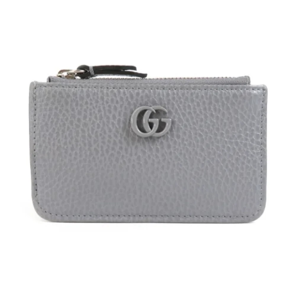 Gucci Vintage Pre-owned Leather key-holders Gray Dames