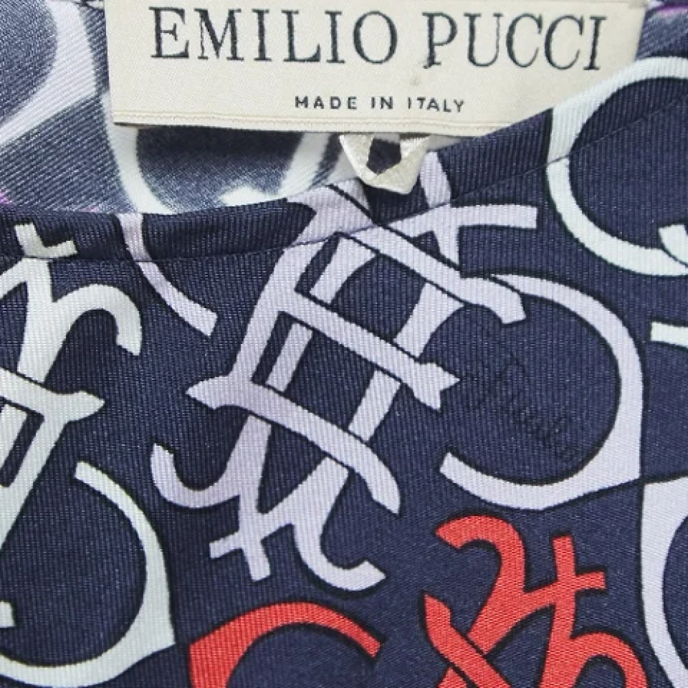 Emilio Pucci Pre-owned Silk tops Multicolor Dames