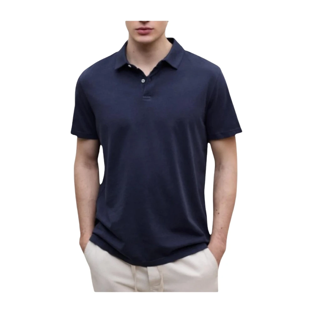 Ecoalf Men's Blue Polo Shirts, L, Ted Polo