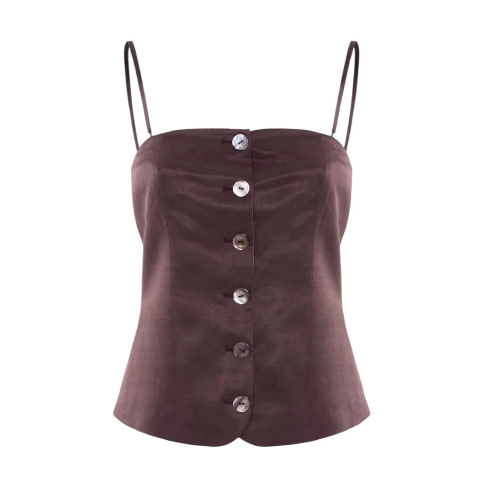 Nenette Mujer Marrón - Top Tipo Bustier - Tops - Xl - Top Tipo Bustier