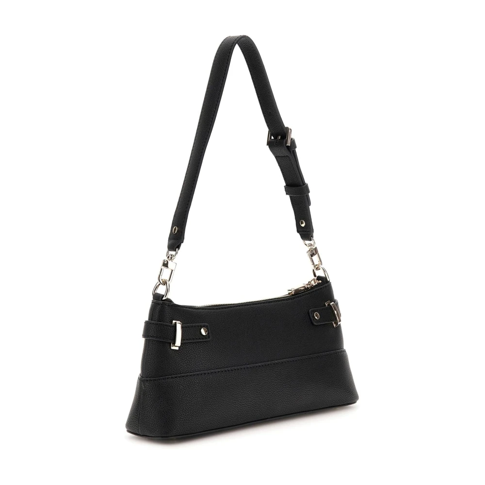 Guess Zwarte Bucket Tas Silvye Black Dames