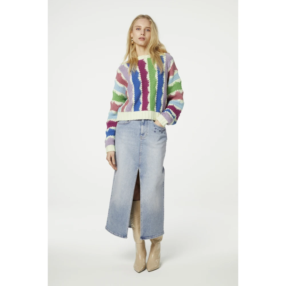 Fabienne Chapot Gestreepte Trui met Lange Mouwen Multicolor Dames