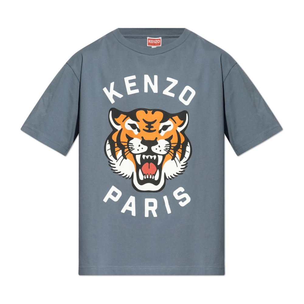 Kenzo T-shirt met print Gray Heren