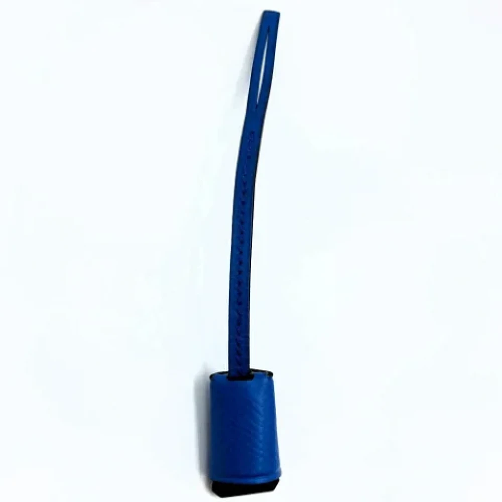 Hermès Vintage Pre-owned Leather key-holders Blue Dames