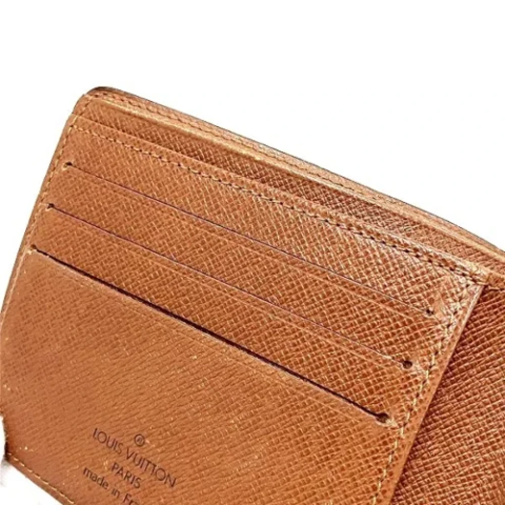 Louis Vuitton Vintage Pre-owned Canvas wallets Brown Dames