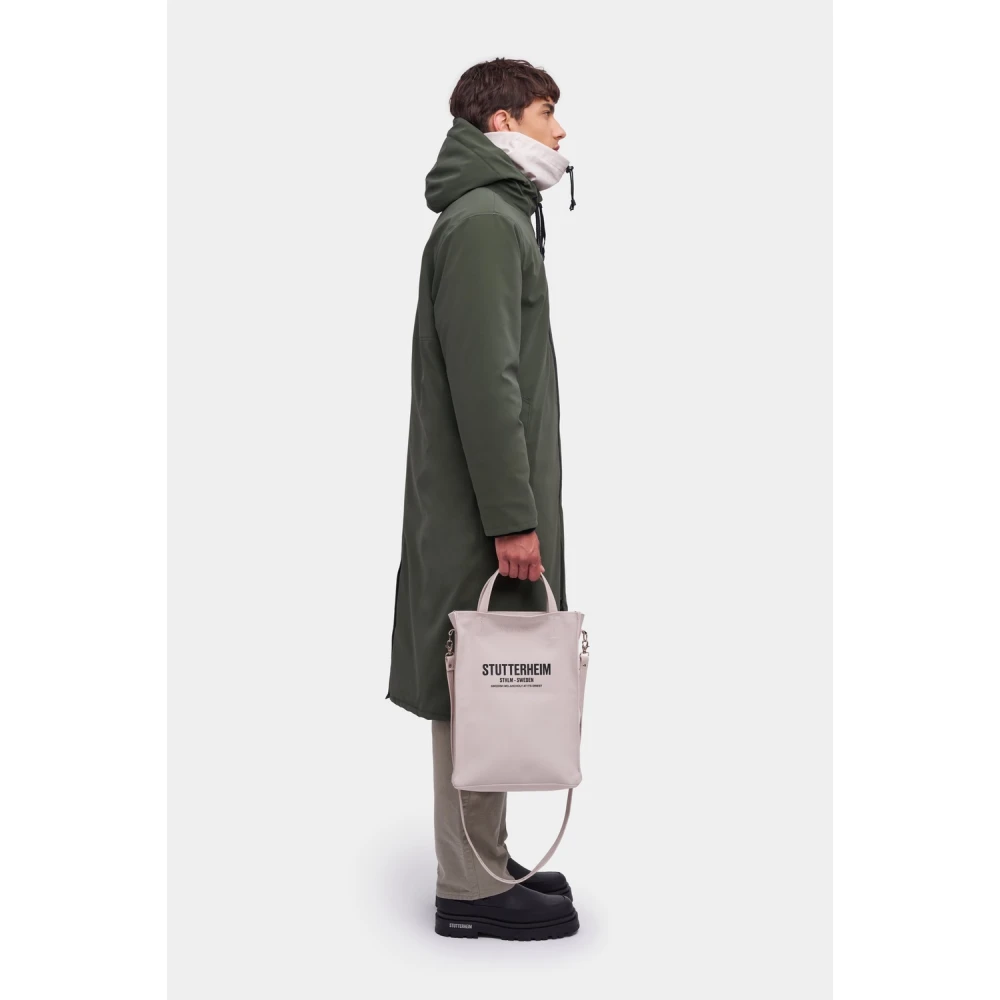 Stutterheim Winter Regenjas Mat Lang Jack Green Dames