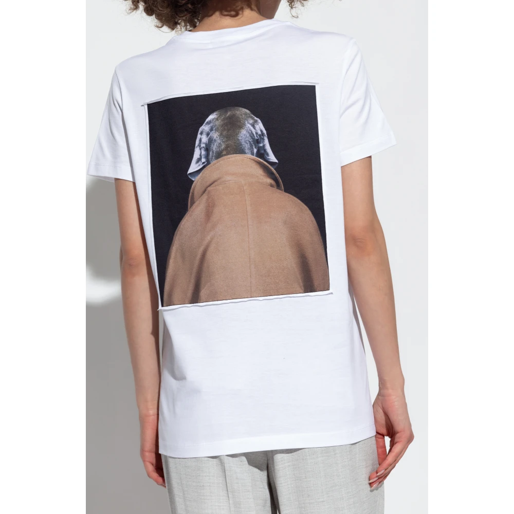 Max Mara Top 'Cipria' White Dames