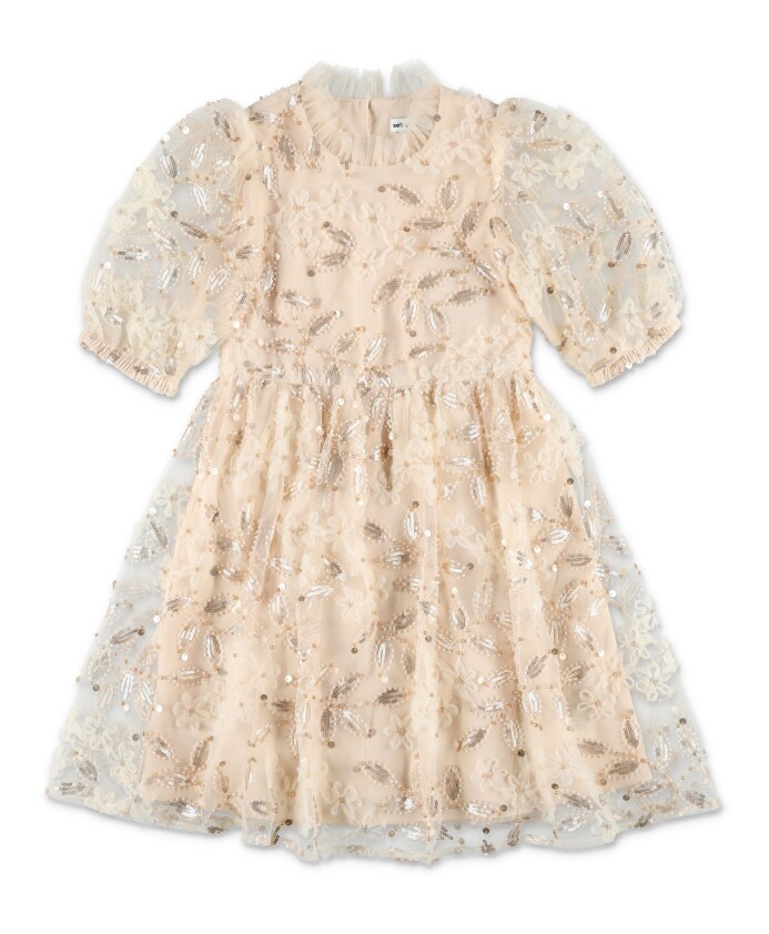 robe-creme-en-tulle-a-sequins-et-manches-ballons