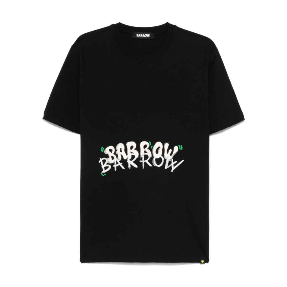 Barrow Zwart Jersey T-shirt Black Heren