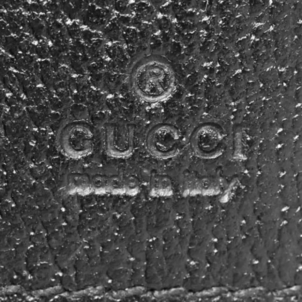 Gucci Vintage Tweedehands Zwarte Nylon Gucci Clutch Black Dames