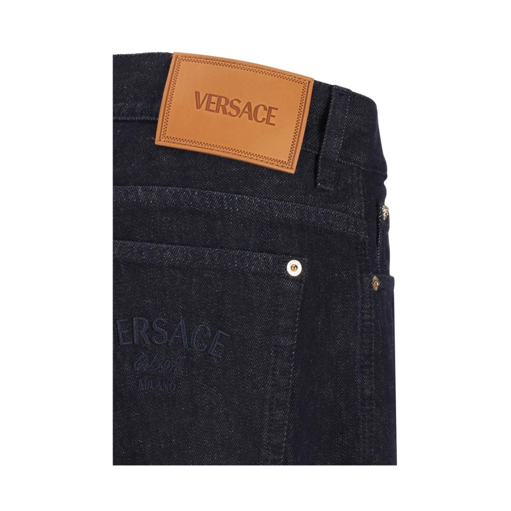 Versace Klassieke katoenen jeans Blue Heren