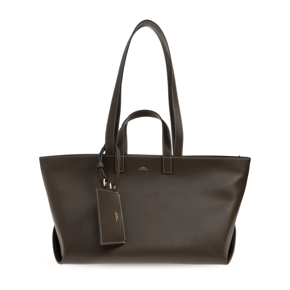 A.p.c. Women's Brown Le Drummer Bag - Shopping Bags - One Size - Bags