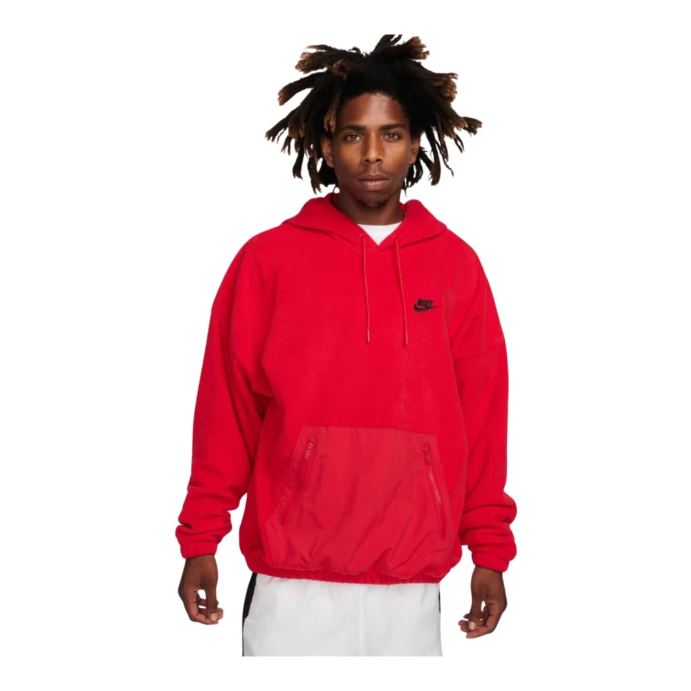Nike Club Fleece Polar Sweatshirt Red Heren