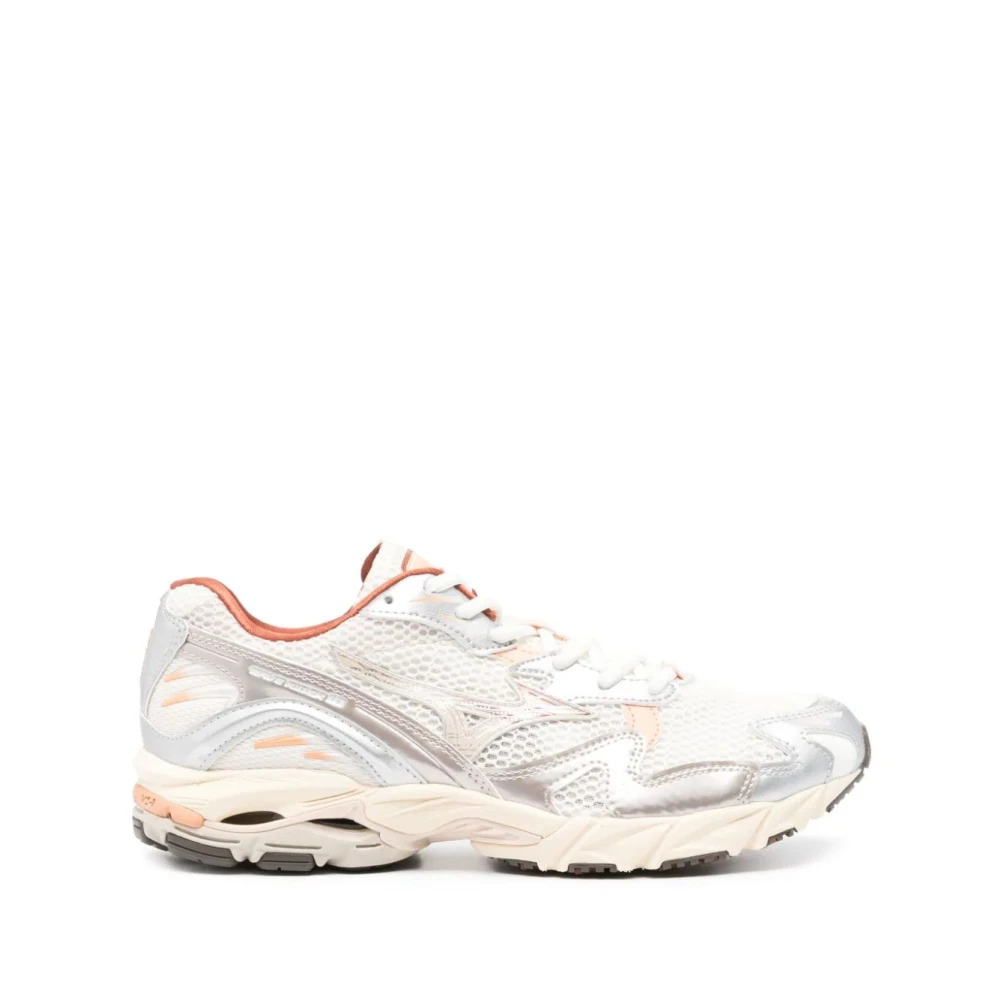 Mizuno Wave Rider Snövita Skor White, Herr