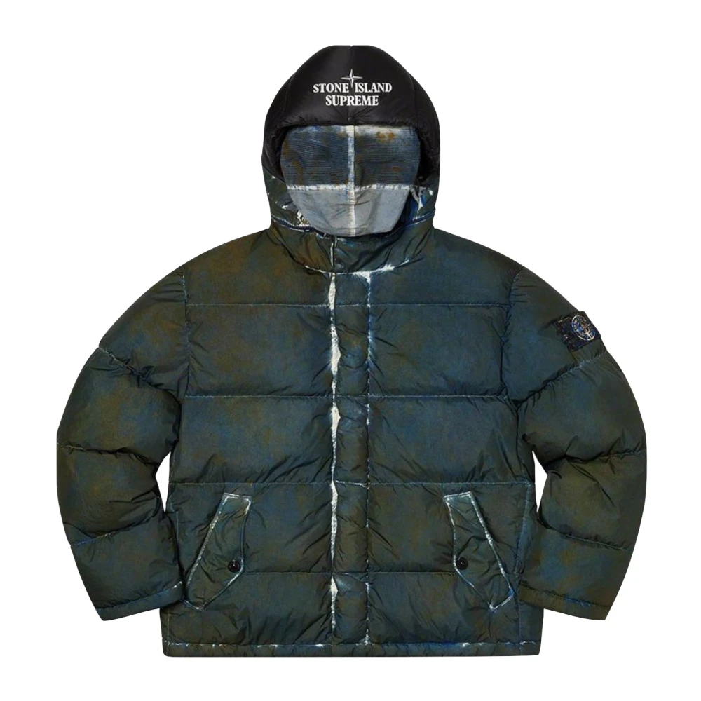 Stone Island Limited Edition Camo Donker Teal Green Heren