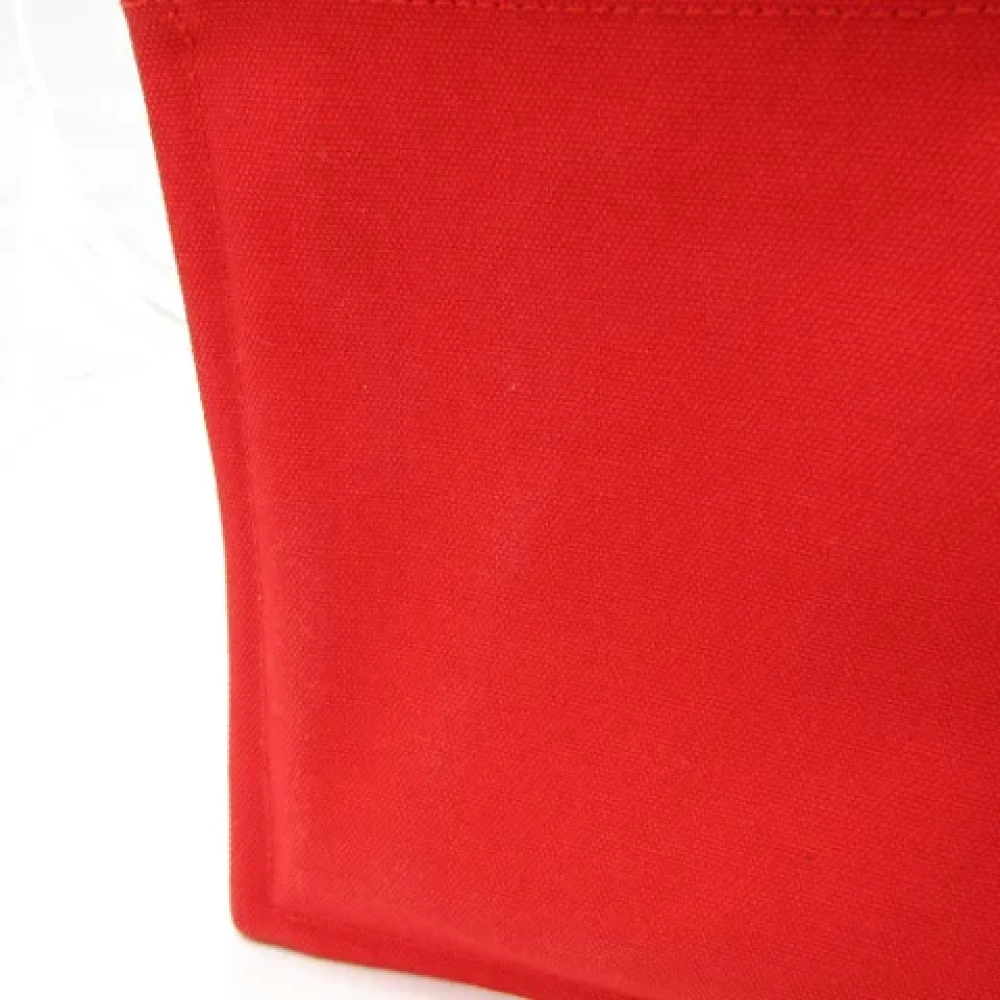 Hermès Vintage Pre-owned Cotton pouches Red Dames