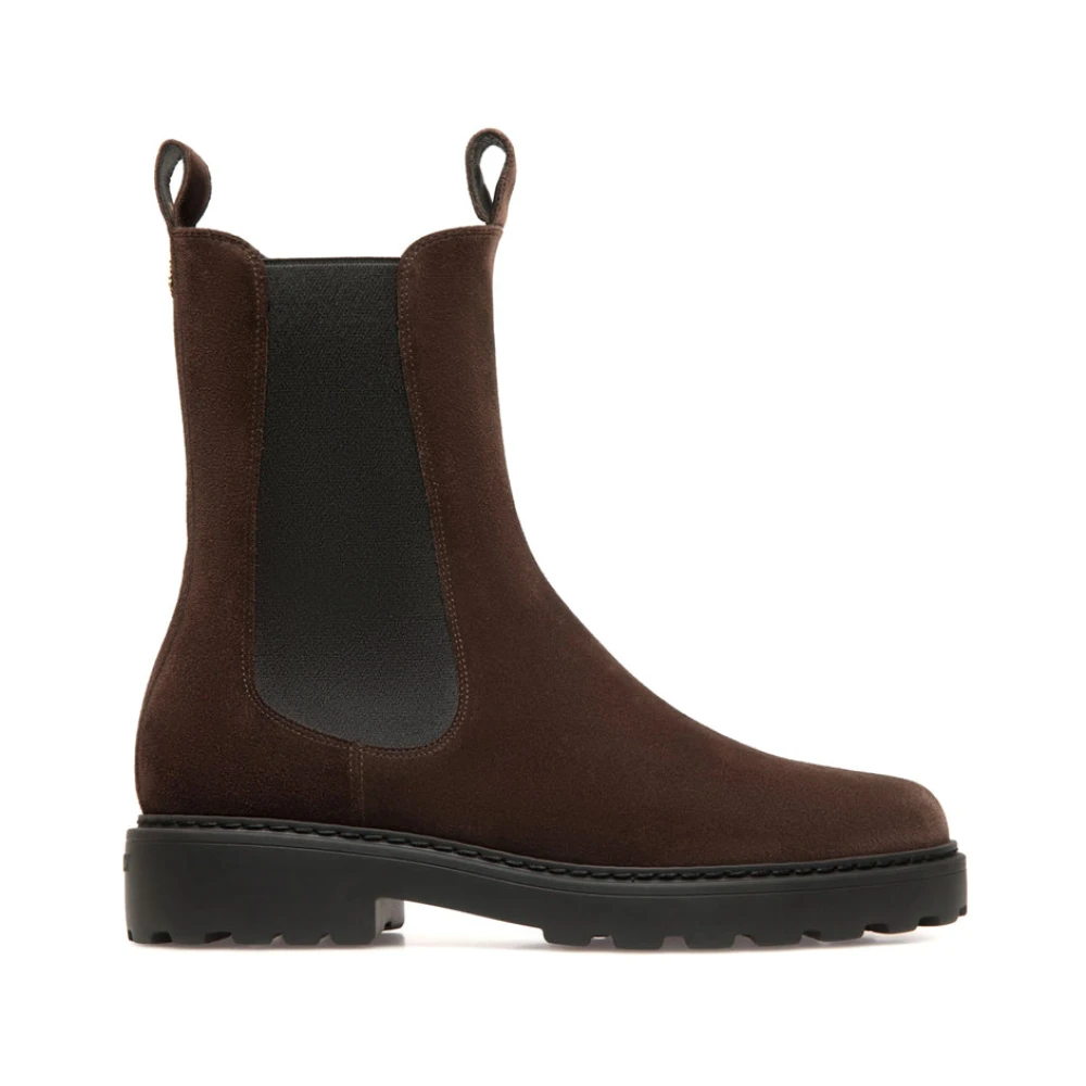 Bally Brown Chelsea Boots, Female, 6 Uk, Bootie