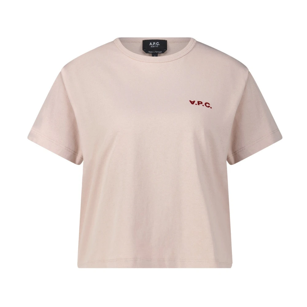 A.p.c. - Tops > T-Shirts - Pink - A.p.c. - Modalova