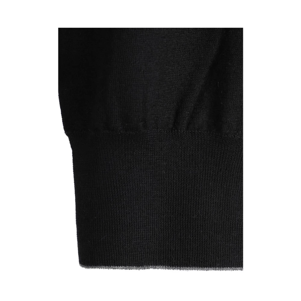 BRUNELLO CUCINELLI Kasjmier Coltrui Trui Black Heren