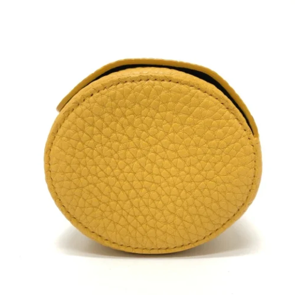 Fendi Vintage Pre-owned Leather fendi-bags Yellow Dames