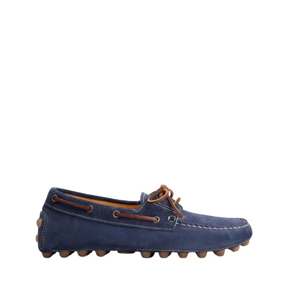 Tod's Men's Blue Gommino Bubble - Boat Shoes - 7 Uk - Shoes