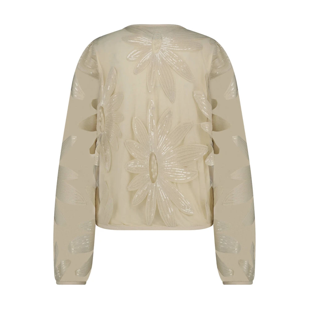 Nukus Millie Paillet Vest Beige Dames